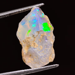 Amazing Top Grade Quality 100% Natural Welo Fire Ethiopian Opal Fancy Rough Loose Gemstone For Making Jewelry 21X12X10 MM 10.50 Cts. KR27-51 Sunkarton