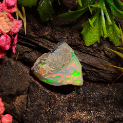 Beautiful Top Grade Quality 100% Natural Welo Fire Ethiopian Opal Rough Loose Gemstone For Making Jewelry 15X15X9 MM 05.00 Cts. KR27-54 Sunkarton