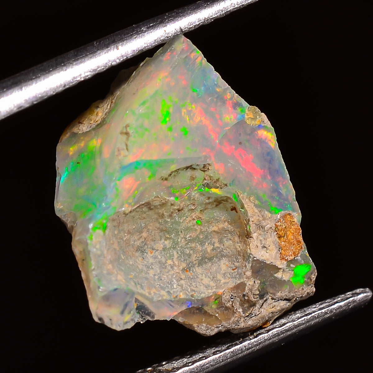 Beautiful Top Grade Quality 100% Natural Welo Fire Ethiopian Opal Rough Loose Gemstone For Making Jewelry 15X15X9 MM 05.00 Cts. KR27-54 Sunkarton