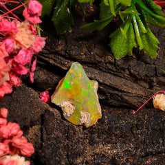 Dazzling Top Grade Quality 100% Natural Welo Fire Ethiopian Opal Fancy Rough Loose Gemstone For Making Jewelry 16X12X9 MM 04.50 Cts. KR27-56 Sunkarton