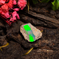 Exclusive Top Grade Quality 100% Natural Welo Fire Ethiopian Opal Rough Loose Gemstone For Making Jewelry 16X12X8 MM 04.50 Cts. KR27-58 Sunkarton