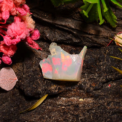 Elegant Top Grade Quality 100% Natural Welo Fire Ethiopian Opal Fancy Rough Loose Gemstone For Making Jewelry 15X11X7 MM 03.00 Cts. KR27-59 Sunkarton