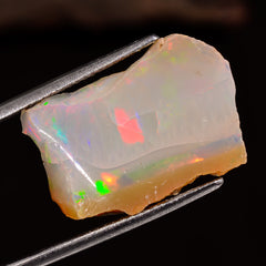 Classic Top Grade Quality 100% Natural Welo Fire Ethiopian Opal Fancy Rough Loose Gemstone For Making Jewelry 22X14X8 MM 08.50 Cts. KR27-5 Sunkarton