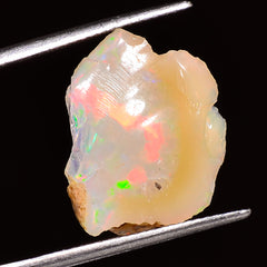 Fantastic Top Grade Quality 100% Natural Welo Fire Ethiopian Opal Rough Loose Gemstone For Making Jewelry 18X15X7 MM 06.00 Cts. KR27-61 Sunkarton