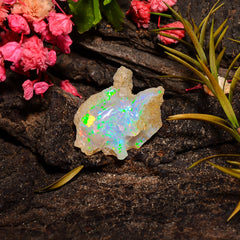 Immaculate Top Grade Quality 100% Natural Welo Fire Ethiopian Opal Rough Loose Gemstone For Making Jewelry 19X13X5 MM 03.50 Cts. KR27-63 Sunkarton