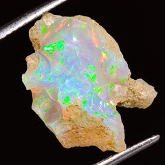 Immaculate Top Grade Quality 100% Natural Welo Fire Ethiopian Opal Rough Loose Gemstone For Making Jewelry 19X13X5 MM 03.50 Cts. KR27-63 Sunkarton