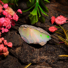 Mind Blowing Top Grade Quality 100% Natural Welo Fire Ethiopian Opal Rough Loose Gemstone For Making Jewelry 22X13X11 MM 10.50 Cts. KR27-66 Sunkarton