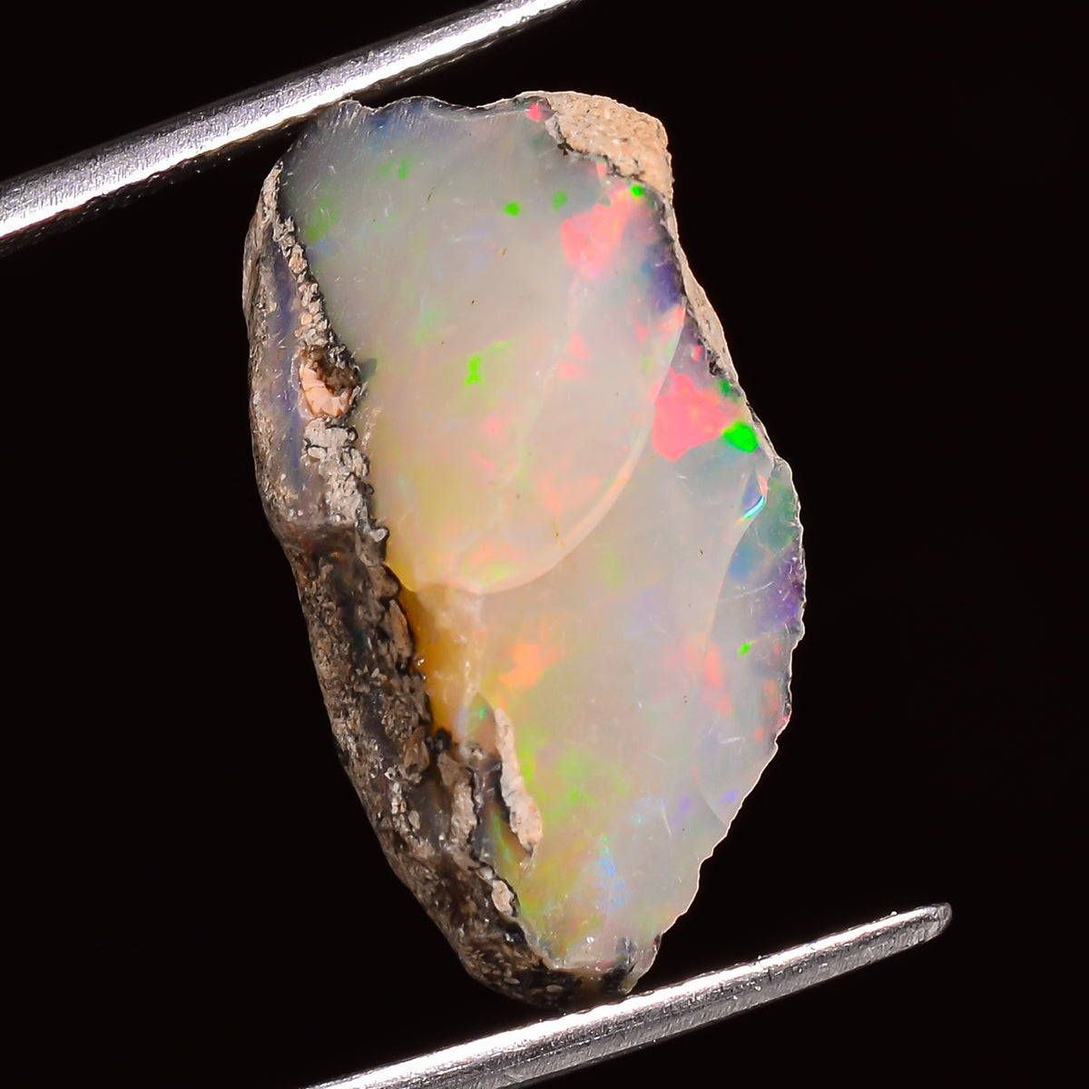 Mind Blowing Top Grade Quality 100% Natural Welo Fire Ethiopian Opal Rough Loose Gemstone For Making Jewelry 22X13X11 MM 10.50 Cts. KR27-66 Sunkarton