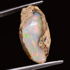 Outstanding Top Grade Quality 100% Natural Welo Fire Ethiopian Opal Rough Loose Gemstone For Making Jewelry 23X10X9 MM 08.50 Cts. KR27-67 Sunkarton