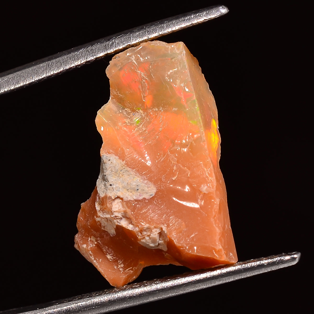 Splendid Top Grade Quality 100% Natural Welo Fire Ethiopian Opal Fancy Rough Loose Gemstone For Making Jewelry 17X12X8 MM 05.00 Cts. KR27-68 Sunkarton