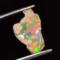 Superb Top Grade Quality 100% Natural Welo Fire Ethiopian Opal Fancy Rough Loose Gemstone For Making Jewelry 15X10X7 MM 03.50 Cts. KR27-69 Sunkarton