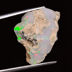 Dazzling Top Grade Quality 100% Natural Welo Fire Ethiopian Opal Fancy Rough Loose Gemstone For Making Jewelry 23X17X10 MM 12.00 Cts. KR27-6 Sunkarton