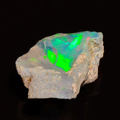Stunning Top Grade Quality 100% Natural Welo Fire Ethiopian Opal Fancy Rough Loose Gemstone For Making Jewelry 17X10X6 MM 04.00 Cts. KR27-70 Sunkarton