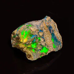 Tempting Top Grade Quality 100% Natural Welo Fire Ethiopian Opal Rough Loose Gemstone For Making Jewelry 15X11X10 MM 07.50 Cts. KR27-72 Sunkarton