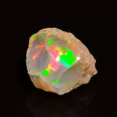 Terrific Top Grade Quality 100% Natural Welo Fire Ethiopian Opal Rough Loose Gemstone For Making Jewelry 15X12X11 MM 07.00 Cts. KR27-73 Sunkarton
