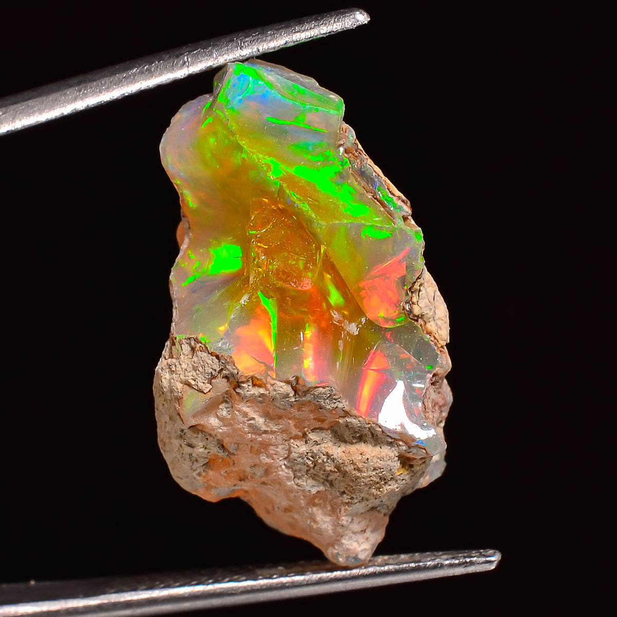 Wonderful Top Grade Quality 100% Natural Welo Fire Ethiopian Opal Rough Loose Gemstone For Making Jewelry 25X14X13 MM 14.00 Cts. KR27-75 Sunkarton