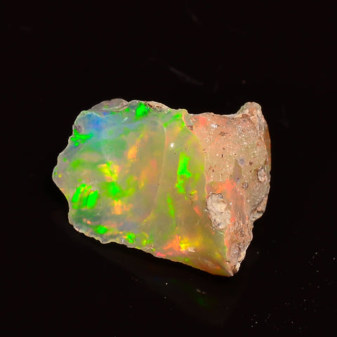 Beautiful Top Grade Quality 100% Natural Welo Fire Ethiopian Opal Fancy Rough Loose Gemstone For Making Jewelry 12X9X7 MM 02.50 Cts. KR27-79 Sunkarton