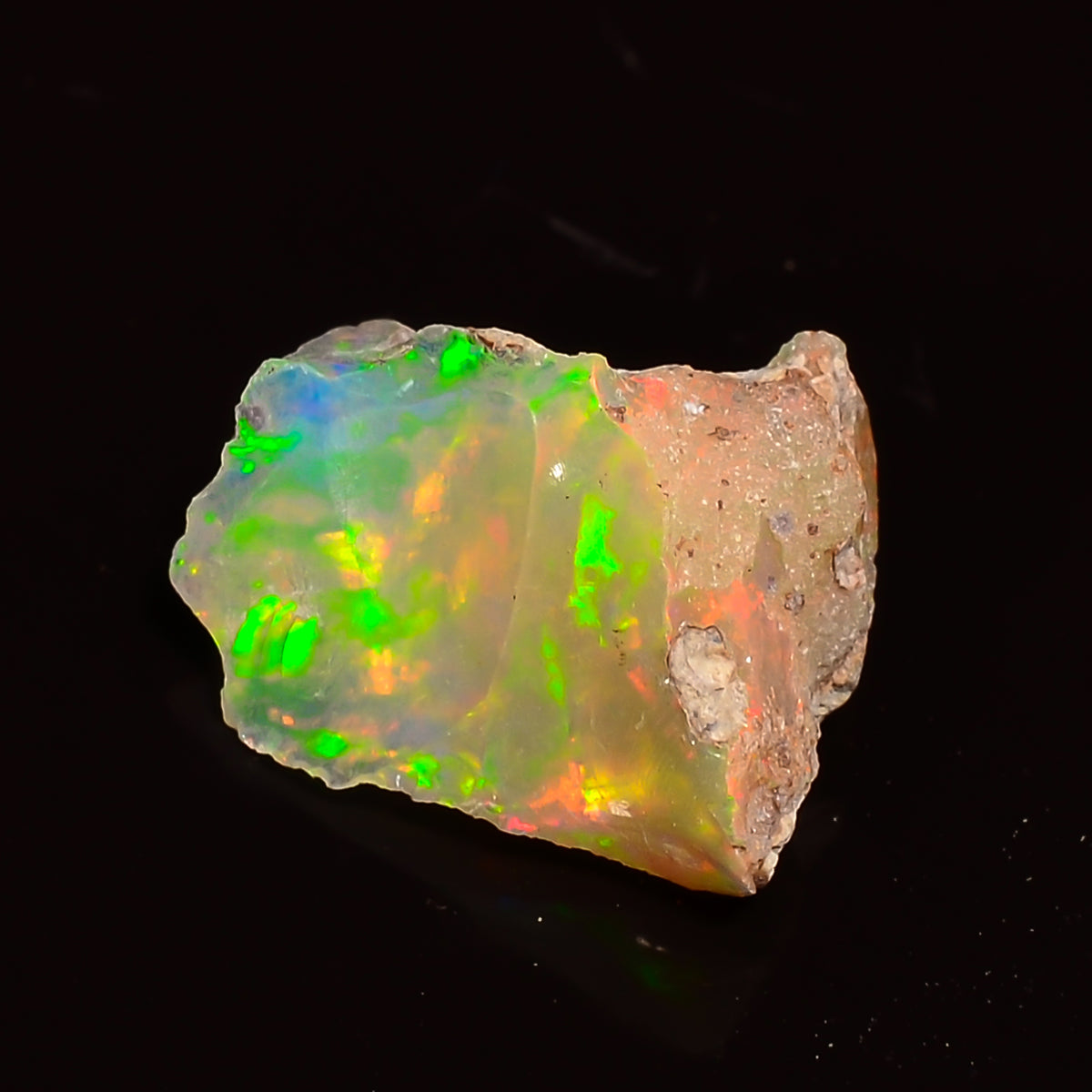 Beautiful Top Grade Quality 100% Natural Welo Fire Ethiopian Opal Fancy Rough Loose Gemstone For Making Jewelry 12X9X7 MM 02.50 Cts. KR27-79 Sunkarton