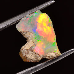 Beautiful Top Grade Quality 100% Natural Welo Fire Ethiopian Opal Fancy Rough Loose Gemstone For Making Jewelry 12X9X7 MM 02.50 Cts. KR27-79 Sunkarton