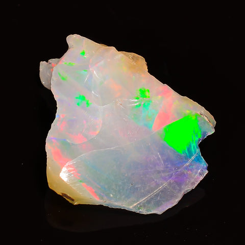 Excellent Top Grade Quality 100% Natural Welo Fire Ethiopian Opal Fancy Rough Loose Gemstone For Making Jewelry 20X17X7 MM 04.00 Cts. KR27-7 Sunkarton