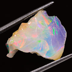 Excellent Top Grade Quality 100% Natural Welo Fire Ethiopian Opal Fancy Rough Loose Gemstone For Making Jewelry 20X17X7 MM 04.00 Cts. KR27-7 Sunkarton