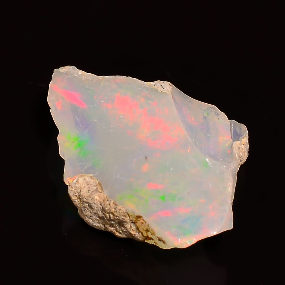 Classic Top Grade Quality 100% Natural Welo Fire Ethiopian Opal Fancy Rough Loose Gemstone For Making Jewelry 19X13X6 MM 04.50 Cts. KR27-80 Sunkarton