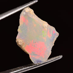 Classic Top Grade Quality 100% Natural Welo Fire Ethiopian Opal Fancy Rough Loose Gemstone For Making Jewelry 19X13X6 MM 04.50 Cts. KR27-80 Sunkarton