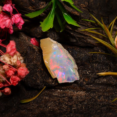 Dazzling Top Grade Quality 100% Natural Welo Fire Ethiopian Opal Fancy Rough Loose Gemstone For Making Jewelry 18X9X6 MM 02.50 Cts. KR27-81 Sunkarton