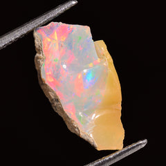 Dazzling Top Grade Quality 100% Natural Welo Fire Ethiopian Opal Fancy Rough Loose Gemstone For Making Jewelry 18X9X6 MM 02.50 Cts. KR27-81 Sunkarton