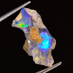 Excellent Top Grade Quality 100% Natural Welo Fire Ethiopian Opal Rough Loose Gemstone For Making Jewelry 23X12X11 MM 09.00 Cts. KR27-82 Sunkarton