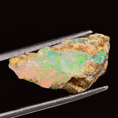 Elegant Top Grade Quality 100% Natural Welo Fire Ethiopian Opal Fancy Rough Loose Gemstone For Making Jewelry 23X13X11 MM 11.00 Cts. KR27-84 Sunkarton