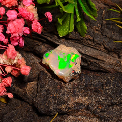 Fabulous Top Grade Quality 100% Natural Welo Fire Ethiopian Opal Fancy Rough Loose Gemstone For Making Jewelry 13X12X8 MM 03.50 Cts. KR27-85 Sunkarton