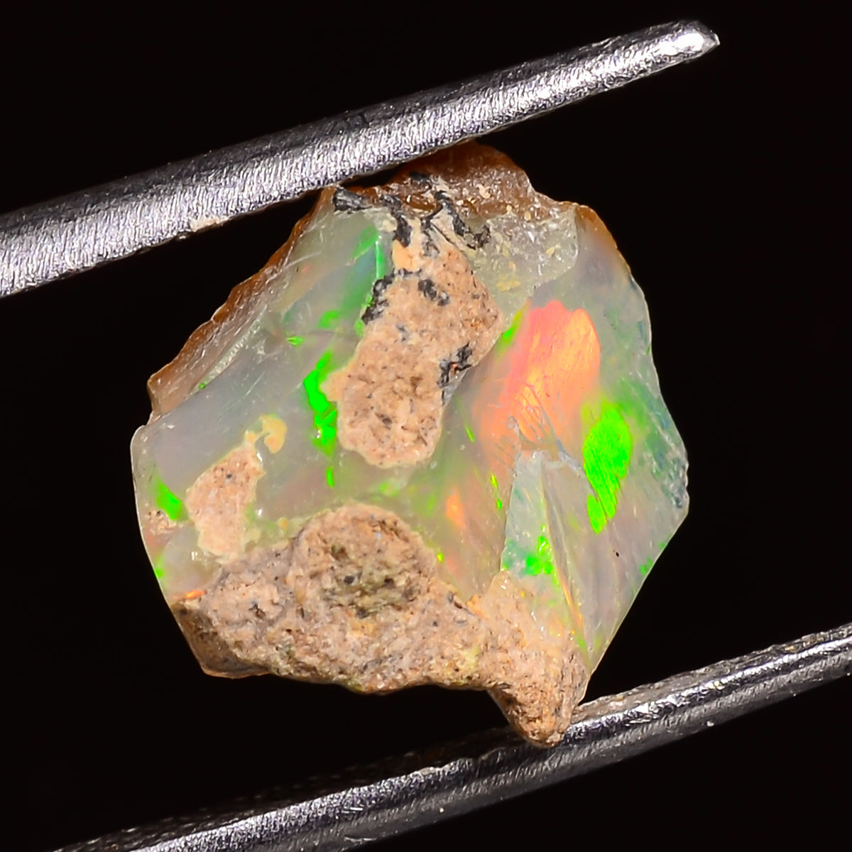 Fabulous Top Grade Quality 100% Natural Welo Fire Ethiopian Opal Fancy Rough Loose Gemstone For Making Jewelry 13X12X8 MM 03.50 Cts. KR27-85 Sunkarton