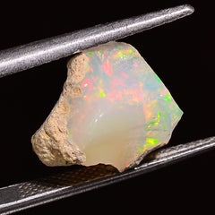 Fantastic Top Grade Quality 100% Natural Welo Fire Ethiopian Opal Rough Loose Gemstone For Making Jewelry 13X12X8 MM 03.50 Cts. KR27-86 Sunkarton