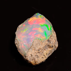 Gorgeous Top Grade Quality 100% Natural Welo Fire Ethiopian Opal Fancy Rough Loose Gemstone For Making Jewelry 14X12X7 MM 05.50 Cts. KR27-87 Sunkarton