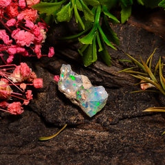 Incredible Top Grade Quality 100% Natural Welo Fire Ethiopian Opal Rough Loose Gemstone For Making Jewelry 18X10X8 MM 05.00 Cts. KR27-89 Sunkarton