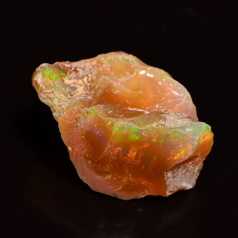 Mind Blowing Top Grade Quality 100% Natural Welo Fire Ethiopian Opal Rough Loose Gemstone For Making Jewelry 18X15X9 MM 09.00 Cts. KR27-91 Sunkarton