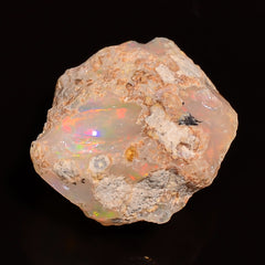 Outstanding Top Grade Quality 100% Natural Welo Fire Ethiopian Opal Rough Loose Gemstone For Making Jewelry 13X12X8 MM 04.00 Cts. KR27-92 Sunkarton