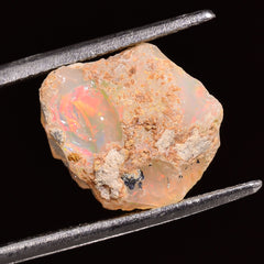 Outstanding Top Grade Quality 100% Natural Welo Fire Ethiopian Opal Rough Loose Gemstone For Making Jewelry 13X12X8 MM 04.00 Cts. KR27-92 Sunkarton