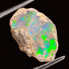 Superb Top Grade Quality 100% Natural Welo Fire Ethiopian Opal Fancy Rough Loose Gemstone For Making Jewelry 16X11X10 MM 05.50 Cts. KR27-94 Sunkarton