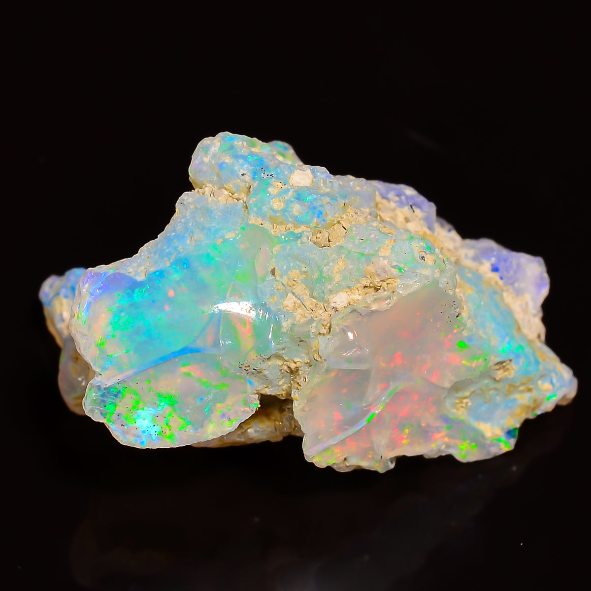 Tempting Top Grade Quality 100% Natural Welo Fire Ethiopian Opal Rough Loose Gemstone For Making Jewelry 25X15X14 MM 16.00 Cts. KR27-97 Sunkarton