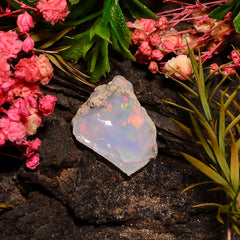 Elegant Top Grade Quality 100% Natural Welo Fire Ethiopian Opal Fancy Rough Loose Gemstone For Making Jewelry 18X14X10 MM 09.50 Cts. KR27-9 Sunkarton