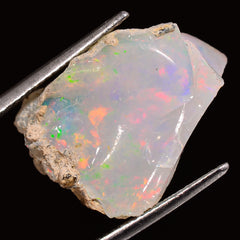 Elegant Top Grade Quality 100% Natural Welo Fire Ethiopian Opal Fancy Rough Loose Gemstone For Making Jewelry 18X14X10 MM 09.50 Cts. KR27-9 Sunkarton