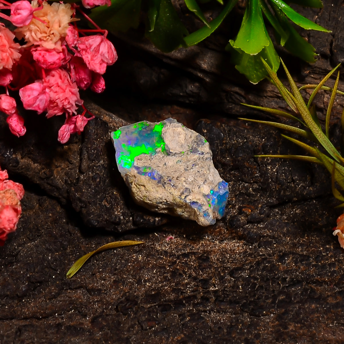 Fabulous Top Grade Quality 100% Natural Welo Fire Ethiopian Opal Fancy Rough Loose Gemstone For Making Jewelry 16X10X7 MM 05.50 Cts. KR28-10 Sunkarton