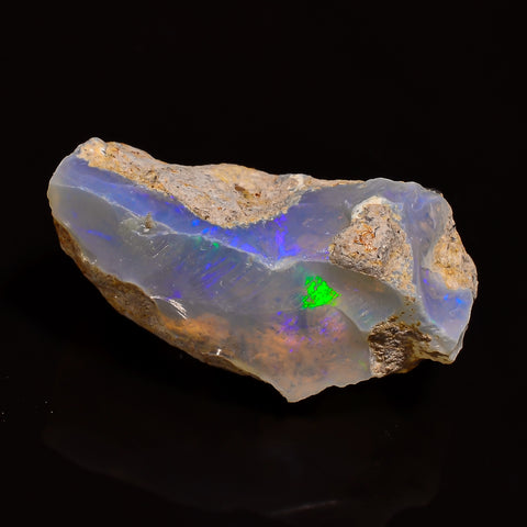 Gorgeous Top Grade Quality 100% Natural Welo Fire Ethiopian Opal Rough Loose Gemstone For Making Jewelry 25X13X11 MM 15.50 Cts. KR28-12 Sunkarton