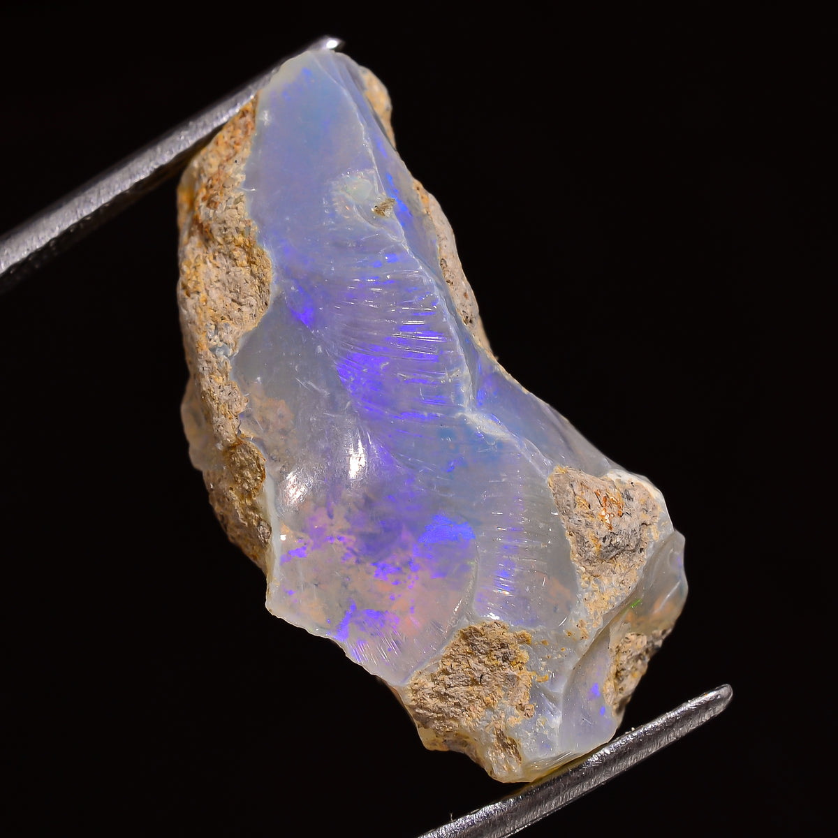 Gorgeous Top Grade Quality 100% Natural Welo Fire Ethiopian Opal Rough Loose Gemstone For Making Jewelry 25X13X11 MM 15.50 Cts. KR28-12 Sunkarton