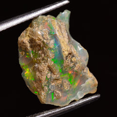 Immaculate Top Grade Quality 100% Natural Welo Fire Ethiopian Opal Rough Loose Gemstone For Making Jewelry 16X12X9 MM 07.00 Cts. KR28-13 Sunkarton