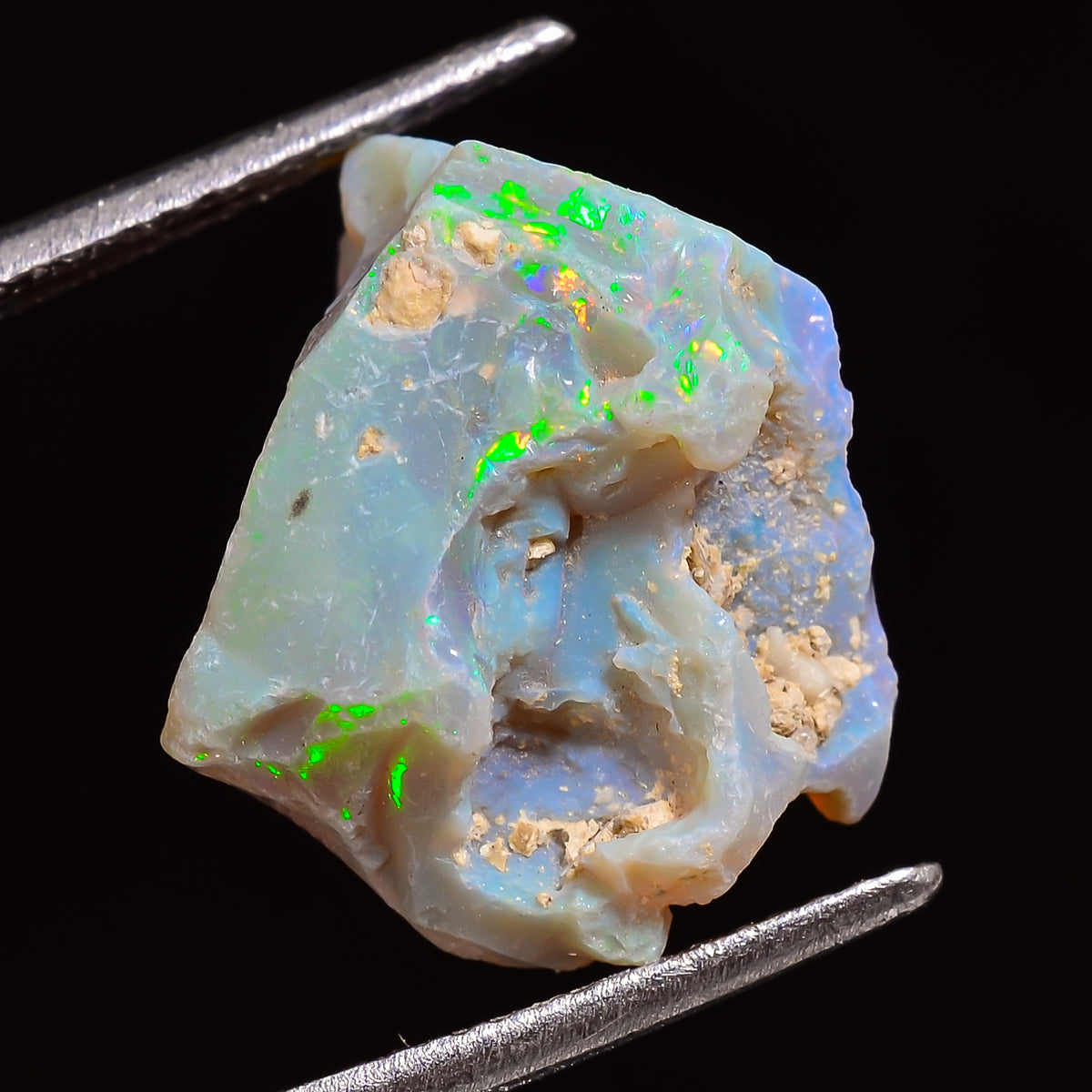 Marvellous Top Grade Quality 100% Natural Welo Fire Ethiopian Opal Rough Loose Gemstone For Making Jewelry 13X12X9 MM 04.00 Cts. KR28-15 Sunkarton