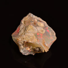 Outstanding Top Grade Quality 100% Natural Welo Fire Ethiopian Opal Rough Loose Gemstone For Making Jewelry 13X11X5 MM 03.00 Cts. KR28-17 Sunkarton