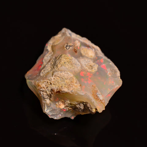 Outstanding Top Grade Quality 100% Natural Welo Fire Ethiopian Opal Rough Loose Gemstone For Making Jewelry 13X11X5 MM 03.00 Cts. KR28-17 Sunkarton